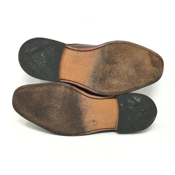 Men\'s Allen Edmonds St John\'s Double Monk Strap Loafers Shoes Size 10 Brown